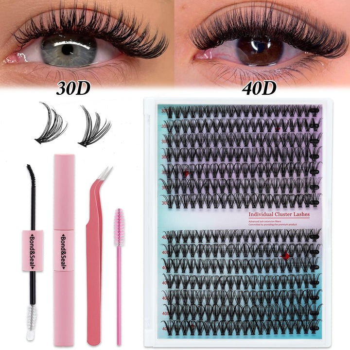 💫LASHSUN 320PCS/280PCS D Curl 30D40D50D Individual Lashes Kit