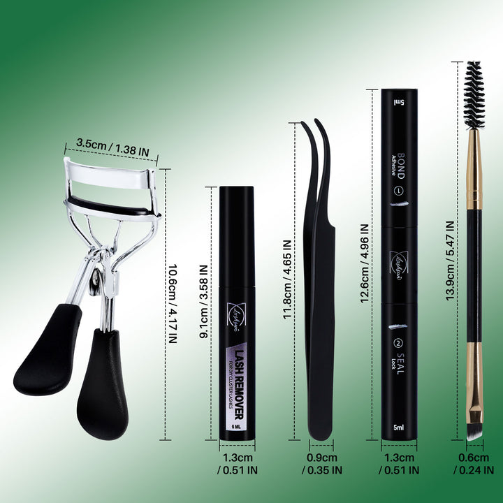 💫LASHSUN 5-in-1 DIY Lash Tool Set with Bond & Seal & Accessories