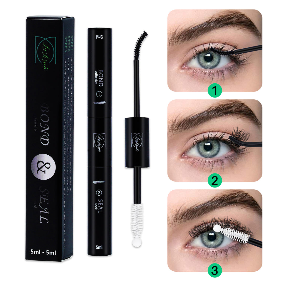 🎀LASHSUN Lash Bond & Seal 10ML – Waterproof Long-Lasting DIY Lash Glue