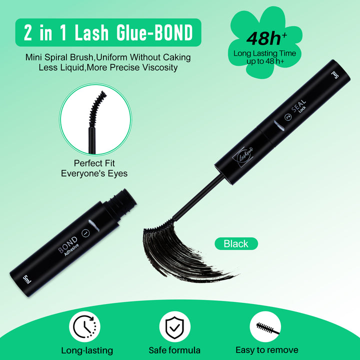 🎀LASHSUN Lash Bond & Seal 10ML – Waterproof Long-Lasting DIY Lash Glue