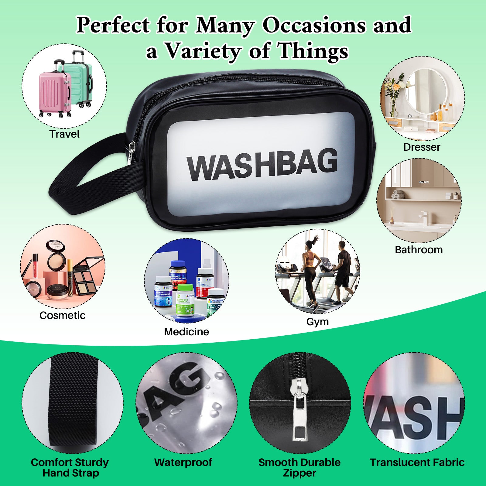 💫LASHSUN Lash Kit with Individual Lash Clusters, Bond & Seal, Tweezers and Travel Bag