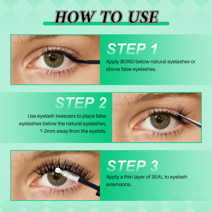 🎀LASHSUN Lash Bond & Seal 10ML – Waterproof Long-Lasting DIY Lash Glue