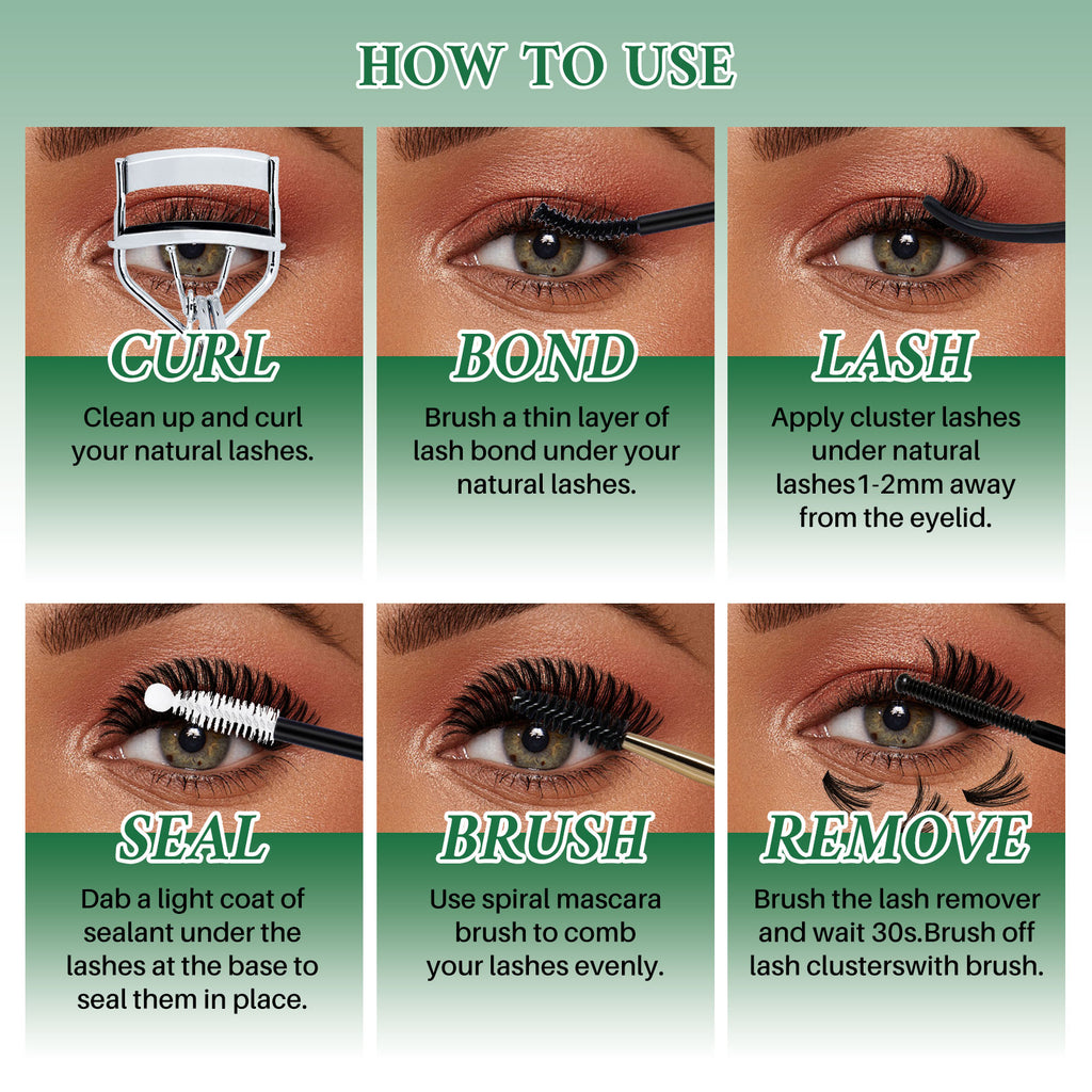 💫LASHSUN 5-in-1 DIY Lash Tool Set with Bond & Seal & Accessories