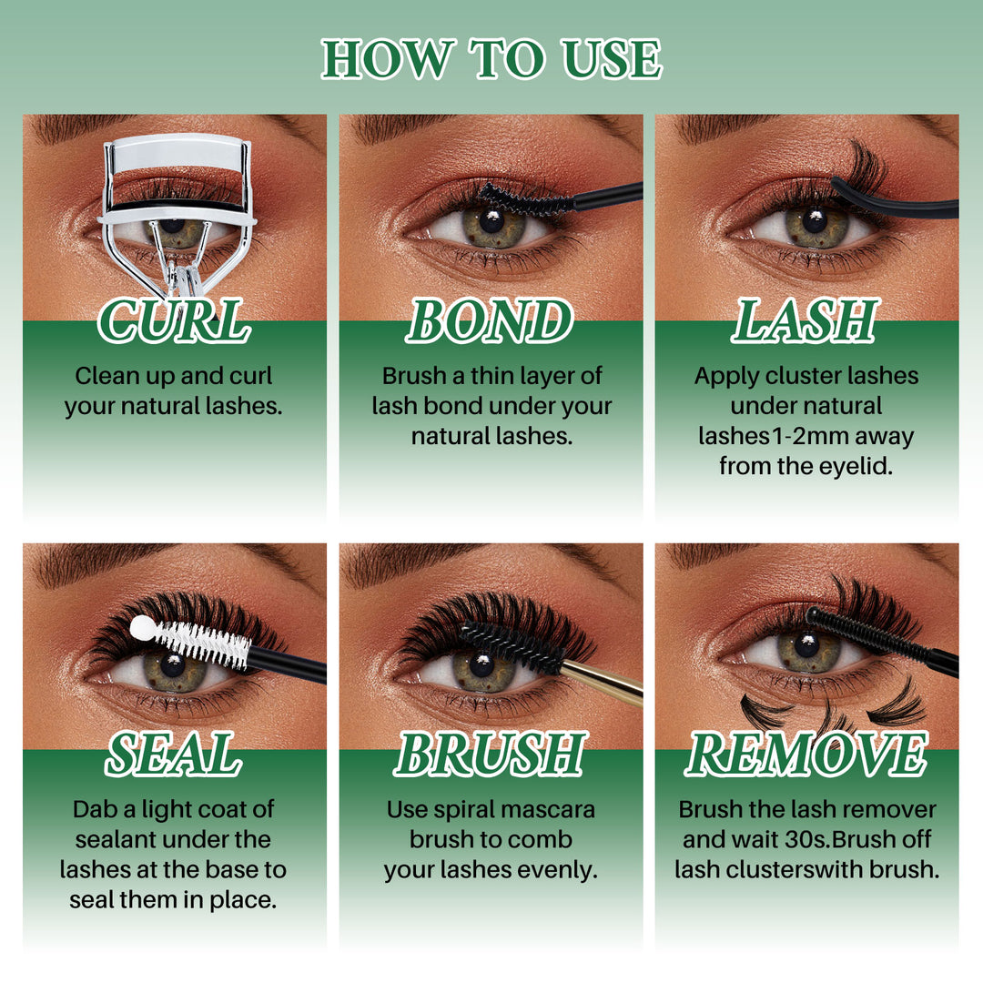 💫LASHSUN 5-in-1 DIY Lash Tool Set with Bond & Seal & Accessories