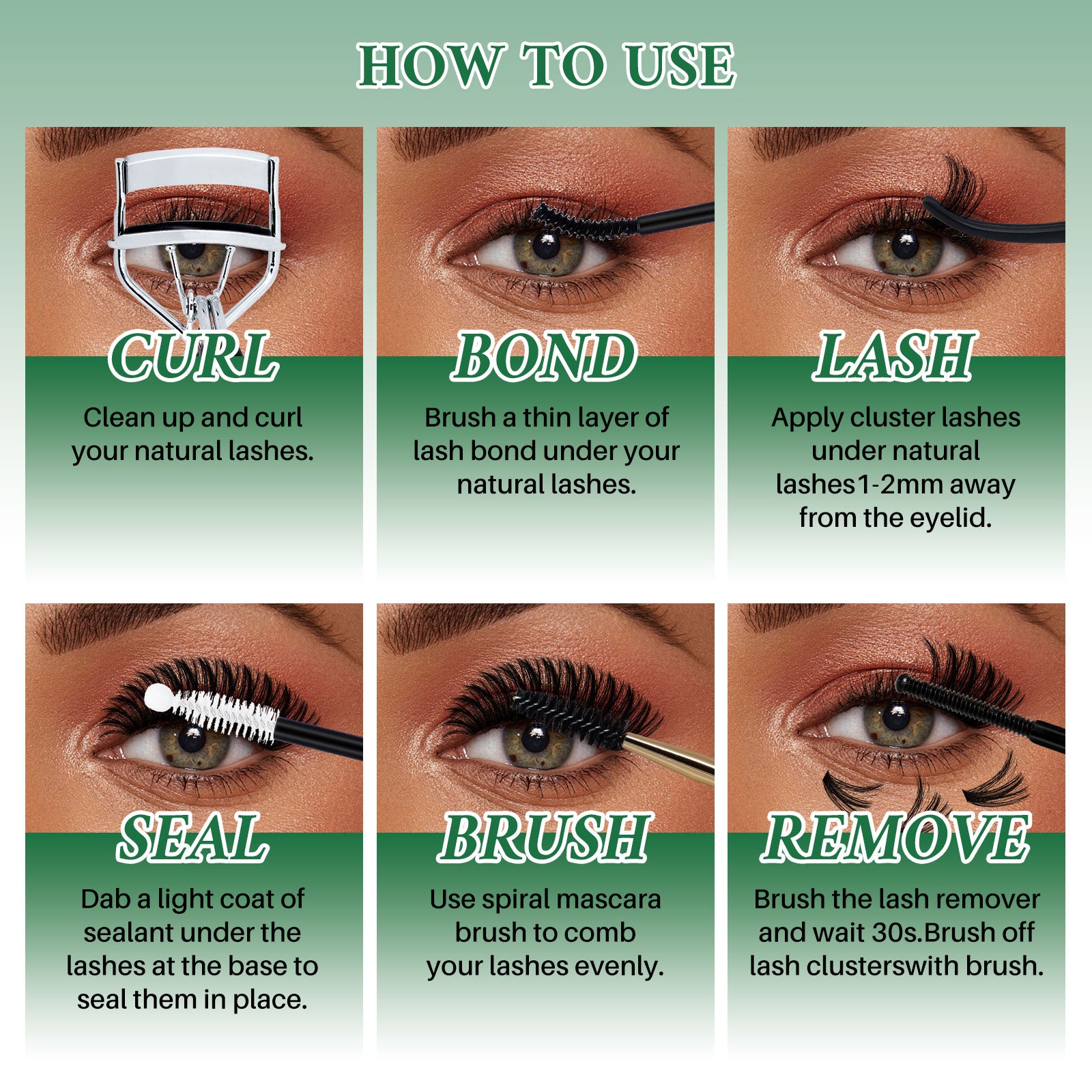 💫LASHSUN 5-in-1 DIY Lash Tool Set with Bond & Seal & Accessories