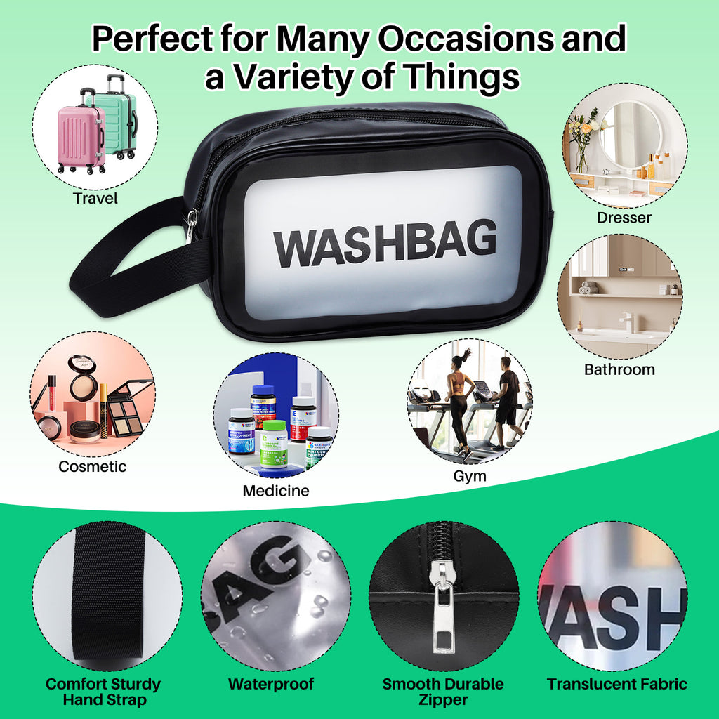 💫LASHSUN Cluster Lashes Washbag Kit – D Curl Lash Clusters with Bond & Seal & Travel Bag