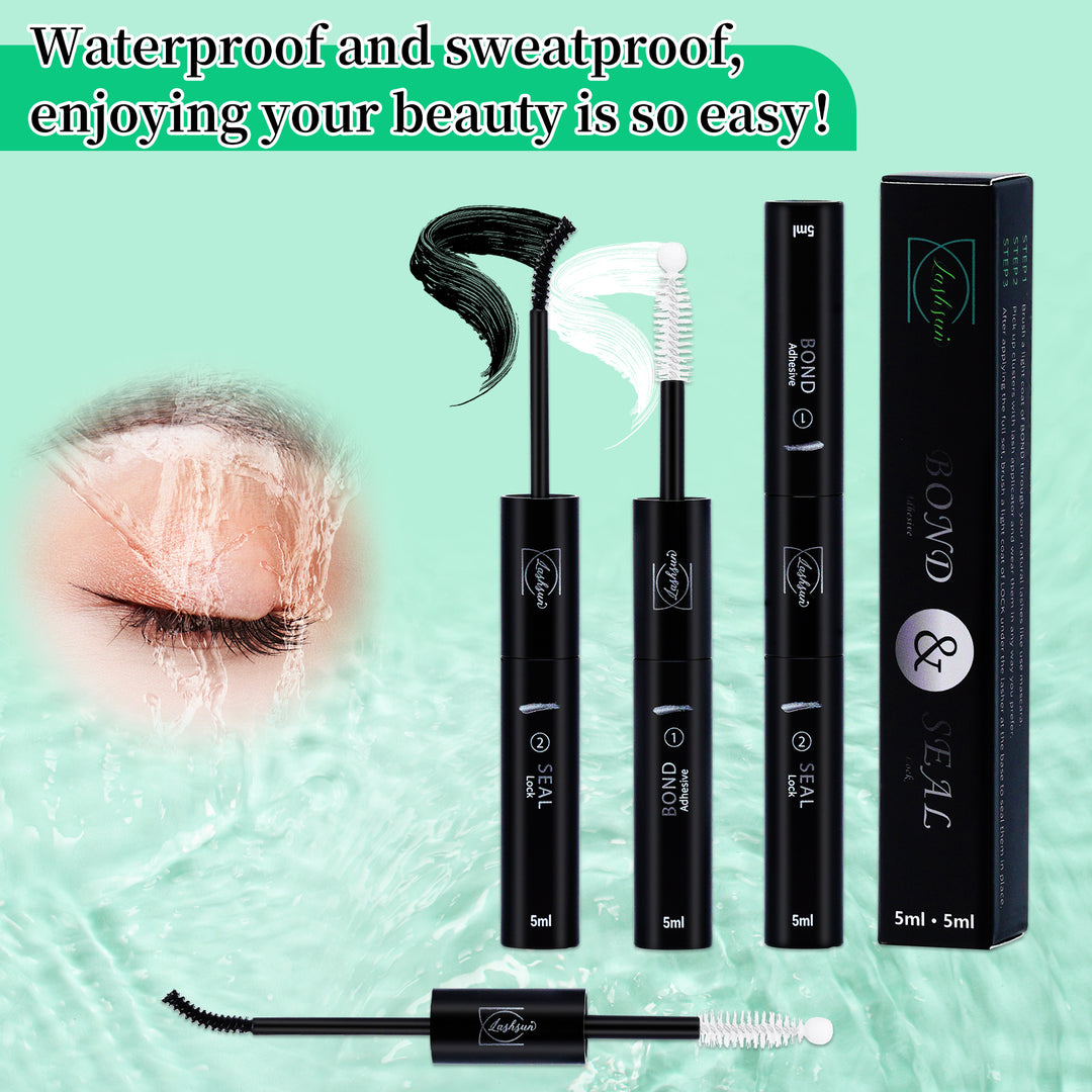 🎀LASHSUN Lash Bond & Seal 10ML – Waterproof Long-Lasting DIY Lash Glue