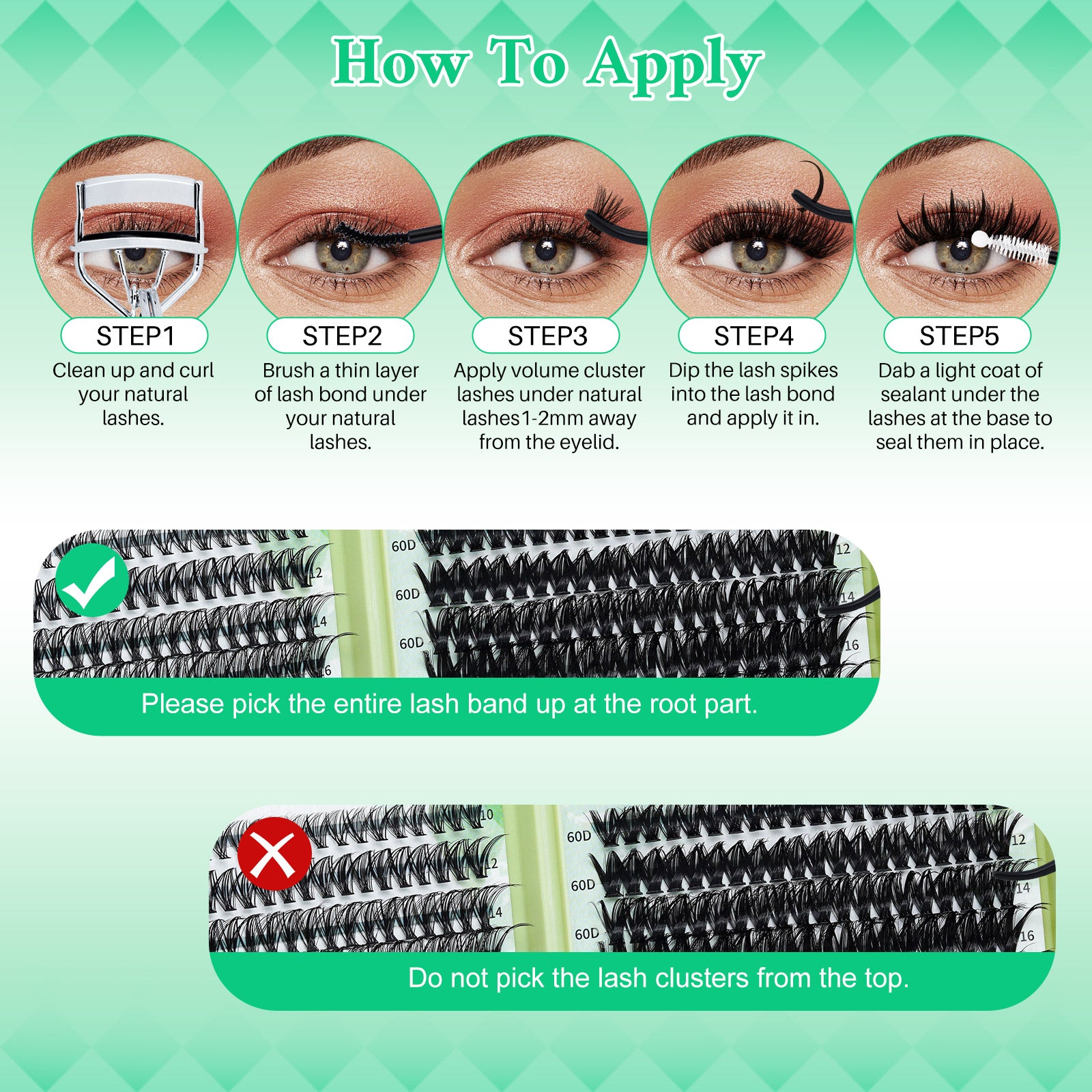 💫LASHSUN 650PCS D Curl Individual Lashes Book Kit with Bond & Seal