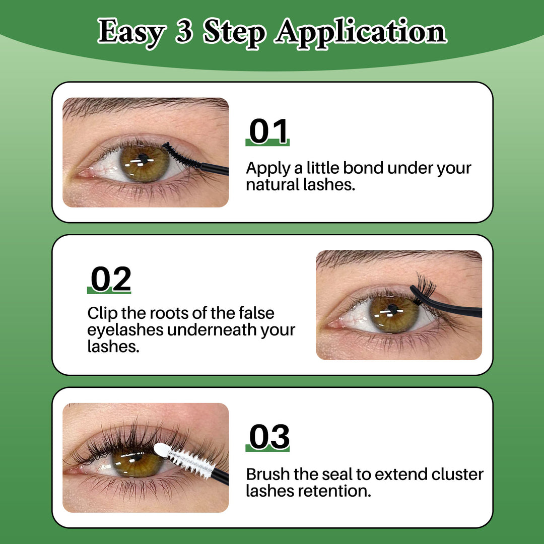 💫LASHSUN 280PCS Eyelash Extension Kit with Glue, Remover, Tweezers & Brushes